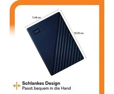 Kietasis diskas Western Digital My Passport for MAC 5TB Mėlyna