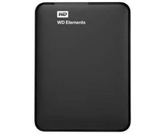 Kietasis diskas Western Digital išorinis HDD WD Portable 1TB Juodas and Baltas (WD BUZG0010BBK)