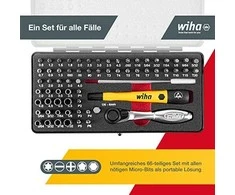 Antgalių rinkinys Wiha Micro Bit Set (65 vnt.)