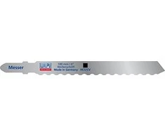 Pjūklelis gumai, odai, plastikui (5vnt.) Messer WILPU