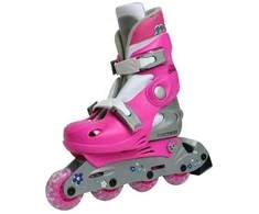 Inline Vaikiškas riedučių ir apsaugų komplektas Worker Polly