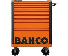 Įrankių vežimėlis Bahco E72, 7 stalčiai, 693x510x955mm oranžinis