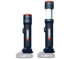 WORX daugiafunkcinė LED lempa, 20V, 120–510 liumenų, WX027.9