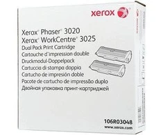 Xerox Phaser 3020 / WorkCentre 3025 (106R03048) Dual Pack Lazerinė kasetė, Juoda