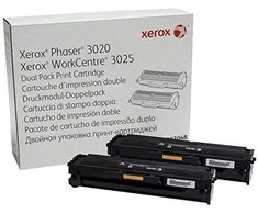 Xerox Phaser 3020 / WorkCentre 3025 (106R03048) Dual Pack Lazerinė kasetė, Juoda