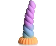 Xr Brands Blush Novelties Unicorn Horn Silicone Fantasy Toy Multicolor 20 cm
