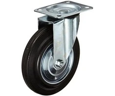 Bikuvalt VOREL KOŁO SKRĘTNE Z CZARNĄ GUMĄ 200mm 87317