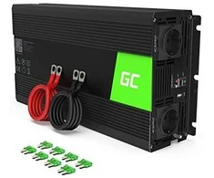 Inverteris 12V/230V 1500W/3000W sinusinė išėjimo įtampa Green Cell