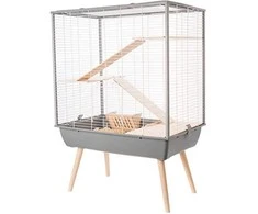 Graužikų Narvas - Zolux Neo Cosy H80 Pilkas