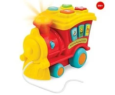 Anek SMILY PLAY 000677 Lokomotyvą traukiantis žaislas