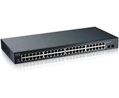 Šakotuvas ZYXEL GS1900-48 V2, 48-PORT GBE L2 SMART SWITCH, RACKMOUNT (5Y WARRANTY)