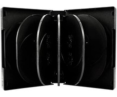 MediaRange MediaRange BOX18 CD Dėklai DVD Dėklas 12 Juodas Diskai