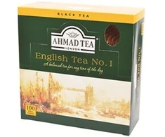 Juodoji arbata AHMAD Alu ENGLISH TEA N1, 100 x 2 g arbatos pakelių