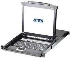 Aten | 8 prievadų PS/2-USB VGA 17" LCD KVM jungiklis su Daisy-Chain prievadu ir USB periferiniu palaikymu | CL5708M