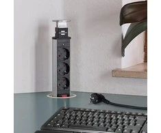 Brennenstuhl Tower-power 3gn 2m 2xusb