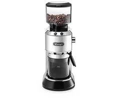 Kavamalė Delonghi kavos malūnėlis KG520M DEDICA Inox/ juodas, 150 W, 350 g, Puodelių skaičius 14 vnt.