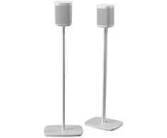 FLEXSON Grindų stovas, skirtas SONOS ONE, ONE SL IR PLAY1 Baltas PAIR