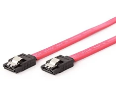 GEMBIRD CC-SATAM-DATA Serial ATA III 50 cm Data Cable metal clips red