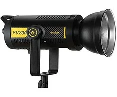 Godox FV200 didelės spartos sinchronizavimo blykstės LED lemputė