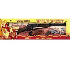 Pulio Gonher Guns GONHER rinkinys kaubojaus ginklų WILD-WEST, 498/0