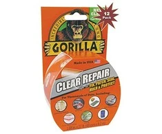 Gorilla Tape Clear Repair izoliacinė juosta skaidri 4.88cm × 8.2m