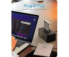 Icy Box Raidsonic | Ledinė dėžė | IB-1121-U3 prijungimo stotis, skirta 1x 2,5"/3,5" SATA I/II/III, USB 3.2 Gen 1, maitinimo šaltinis