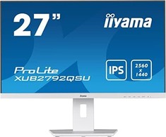 Monitorius IIYAMA XUB2792QSU-W5 27inch IPS 2560x1440 350cd/m2 5ms VGA HDMI DP USB