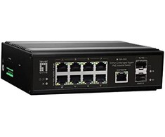 Šakotuvas Level One Carruzzo LevelOne IGP-1061 tinklo komutatorius Valdomas L2 Gigabit Ethernet (10/100/1000) Maitinimas per Eternetą (PoE) Juoda
