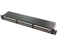 LOGILINK NP0061 LOGILINK- Patch Panel 19 montavimas Cat.6A STP 24 jungtys, juodos