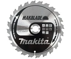 Makita T.C.T. pjūklas MAKBLADE 255X2.3X30mm 5° T32 B-08925 T.C.T • 255 x30 mm • T32 • 5° • Medienai