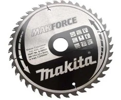 Makita T.C.T. pjūklas MAKBLADE 255X2.3X30mm 5° T60 B-09014 T.C.T • 255 x30 mm • T60 • 5° • Medienai