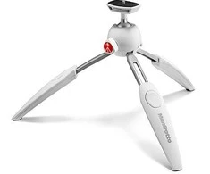 Trikojis - Manfrotto PIXI EVO Reguliuojamos Kojos Lengvas Baltas