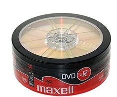 Maxell DVD-R 4,7 GB 16x25 vnt (275731.30.TW)