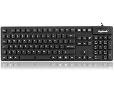 Icy Box KeySonic klaviatūra waterproof, USB 2.0, industrial IP68, Juodas