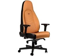 Žaidimų kėdė Noblechairs ICON Real leather Gaming Chair, Cognac-Juoda