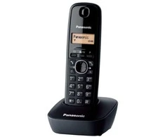 Stacionarus telefonas Panasonic KX-TG1611FHX Belaidis, Juodas