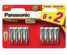 Sourcing Panasonic Pro Power baterija LR6PPG/8BW (6+2) | Tiekimas