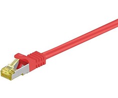 Goobay Patchkabel RJ45 CAT 6A S/FTP (PiMF) 1.5 m Raudona (RB91598)
