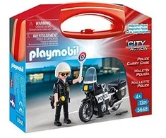 PLAYMOBIL CITY ACTION rinkinys-lagaminėlis Policija, 5648