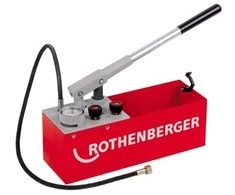 Rankinė pompa vamzdyno testavimui RP 50-S, 0-60 bar, Rothenberger