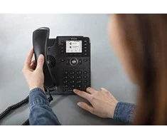 SNOM D735 VoIP stalinis telefonas, juodas
