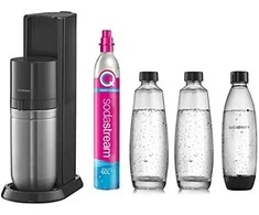 Gazuotų gėrimų gaminimo aparatas SodaStream DUO + 3 buteliukai