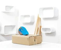 TESA JUOSTOS DISPENSERIS PACK-N-GO MĖLYNAS