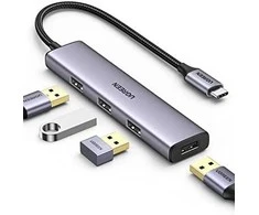 Adapteris šakotuvas Hub UGREEN CM473 Type C 4x USB 3.0