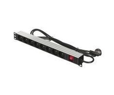 Actina Ilgiklis - Alantec 19" 8x230V 16A, Juoda