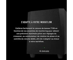 Adam Audio Adam T10S Juodas Passive subwoofer 130 W