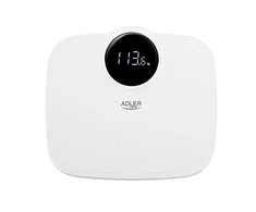 Adler | Vonios svarstyklės | AD 8172w | Didžiausias svoris (keliamoji galia) 180 kg | Tikslumas 100 g | Kūno masės indekso (KMI) matavimas | Baltas