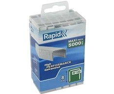 Rapid Kabės Nr140 8mm 5000 vnt plastikinė dėžutė