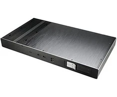Akasa Galileo TU Thin–Mini–ITX 1U obudowa, OEM – juoda