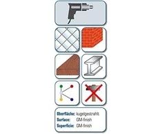 Grąžtas ALPEN-MAYKESTAG MultiCut 72901400100 Hartmetall Mehrzweckbohrer 14 mm Gesamtlänge 220